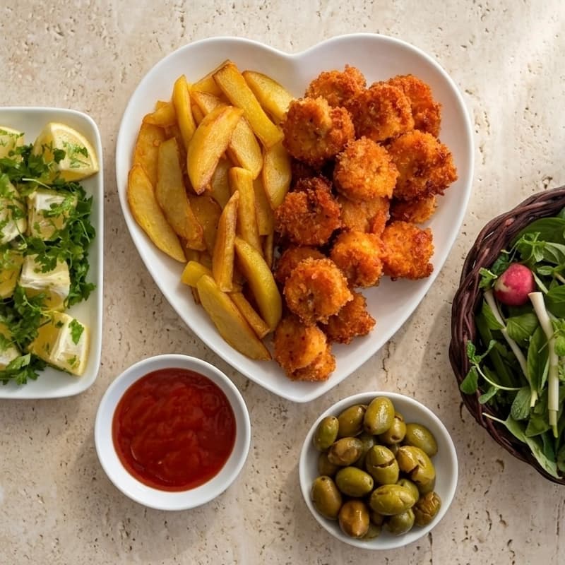 غذای خانگی دل‌کوک